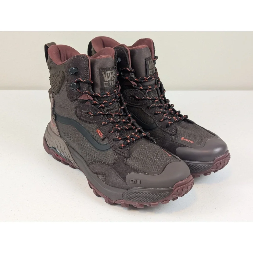 VANS MTE Crestline GORE-TEX Boots Bitter Chocolate Brown GTX Men's Size 8
